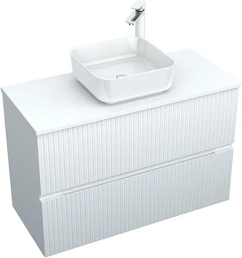 Тумба-умывальник Aquanet Джейн 100 белый матовый 00313288+