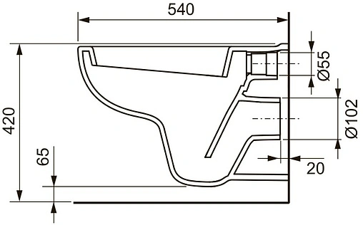 Комплект 6 в 1 TECE V04 K440407.WC1 с кнопкой TECEnow 9240407 черный матовый