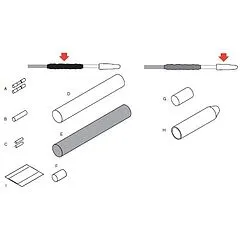 Комплект для заделки нагревательных секций Raychem Frostguard U-ACC-PP-07-JLP