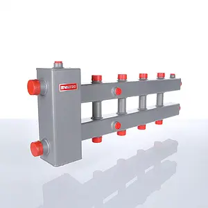 Распределительный коллектор 5 контуров с гидрострелкой 1¼&quot;н x 1&quot;н Valtec VTc.100.SH.070605, 3