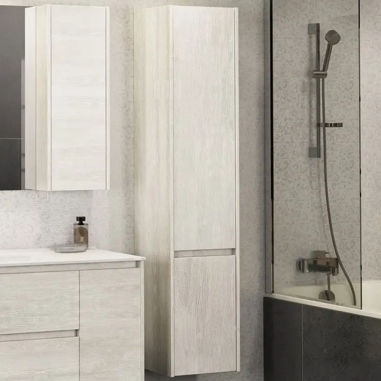 Шкаф-пенал подвесной Comforty Бремен 35 дуб белый 00004142376CF Шкаф-пенал подвесной Comforty Бремен 35 дуб белый 00004142376CF, 4