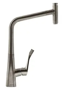Смеситель для кухни с выдвижным изливом Hansgrohe Metris Select M71 320 1jet под сталь 14884800, 3