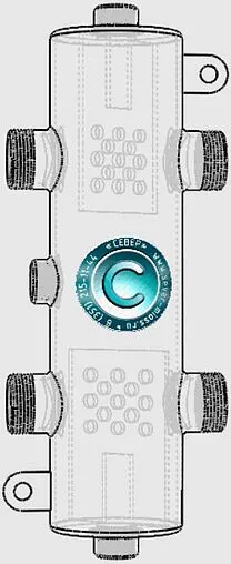 Гидрострелка до 50 кВт 1&quot;н x 1&quot;н Север-R-60 1945001