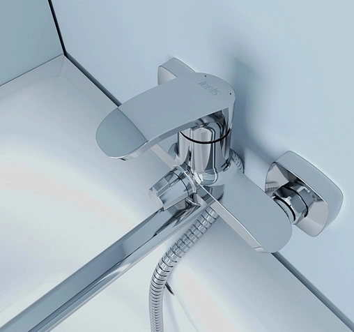 Смеситель для ванны с длинным изливом IDDIS Joker хром JOKSB00i10WA