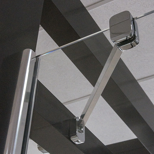 Душевое ограждение 900x900мм прозрачное стекло Roltechnik Hitech Line HBR2/900 283-9000000-06-02