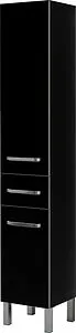 Шкаф-пенал напольный Aquanet Сиена 35 чёрный 189241 Шкаф-пенал напольный Aquanet Сиена 35 чёрный 189241, 1