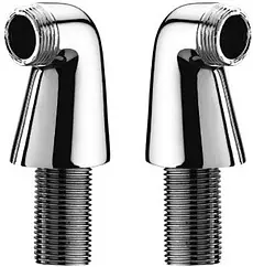 Переходник угловой для смесителя на край ванны Lemark хром LM8556CR