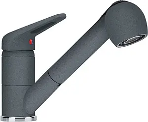 Смеситель для кухни с выдвижным изливом Franke Novara Plus pull-out графит 115.0470.674 Смеситель для кухни с выдвижным изливом Franke Novara Plus pull-out графит 115.0470.674, 1