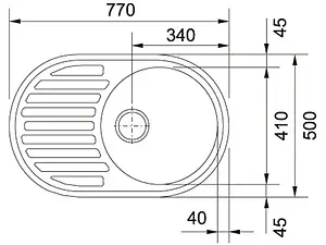 Мойка кухонная Franke Pamira PML 611 декор нержавеющая сталь 101.0009.497, 2