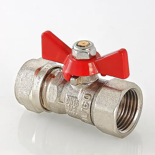 Кран шаровый с переходом на мп трубу 16мм x ½&quot;в Valtec VT.342.N.1604