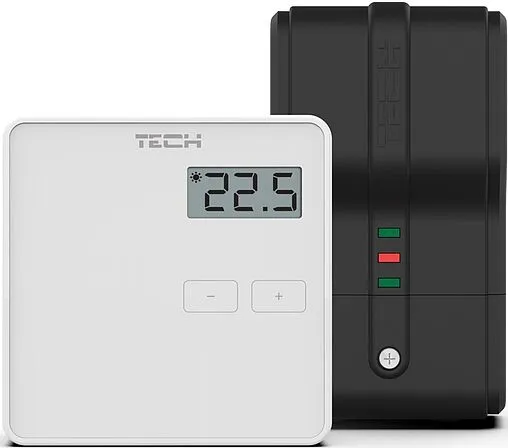 Беспроводной комнатный двухпозиционный регулятор котла TECH ST-294 v2 белый WG.11.0464