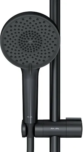 Душевая система с термостатом для ванны Am.Pm X-Joy чёрный матовый F0785A522 Душевая система с термостатом для ванны Am.Pm X-Joy чёрный матовый F0785A522