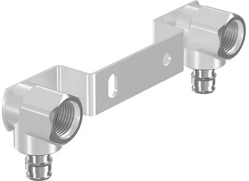Монтажная планка с водорозетками аксиальная 16мм x ½&quot;в Uponor Q&amp;E Smart Aqua 1023037