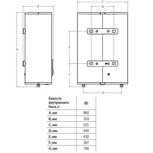 Водонагреватель накопительный электрический Electrolux EWH 80 Royal Flash Silver