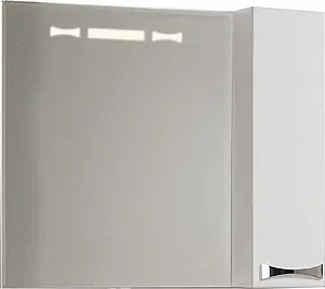 Шкаф-зеркало Aquaton Диор 80 R белый 1A168002DR01R, 1