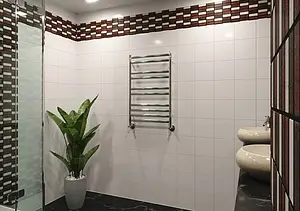 Полотенцесушитель водяной лесенка Lemark Status П10 500x800 полированная сталь LM44810 Полотенцесушитель водяной лесенка Lemark Status П10 500x800 полированная сталь LM44810, 5