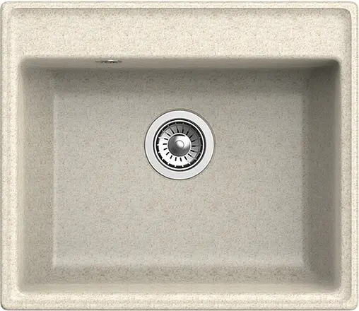 Мойка кухонная GranFest Vertex V-580 бежевый