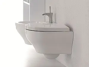 Биде подвесное Olympia Clear белый CLE220101, 3