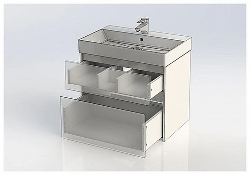 Тумба под умывальник Aquanet Бруклин 70 белый 00203959