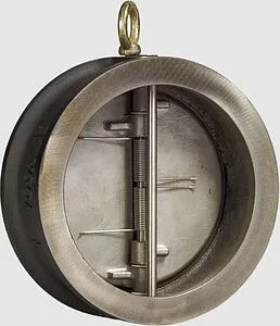 Клапан обратный поворотный двустворчатый межфланцевый Ду50 Ру16 ADL DF04A105234, 1