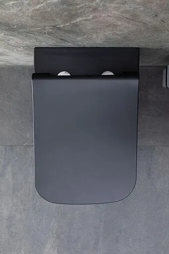 Унитаз подвесной безободковый Allen Brau Infinity черный матовый 4.21011.31