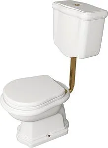 Унитаз-компакт с высоким бачком Kerasan Retro белый Унитаз-компакт с высоким бачком Kerasan Retro белый, 4