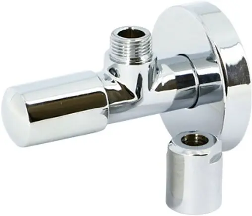 Вентиль регулирующий угловой ½"н x ⅜"н x 10ц хром Uni-fitt 186L2500