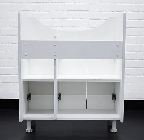 Тумба под умывальник напольный Айсберг Мега 75 белый DM4601T