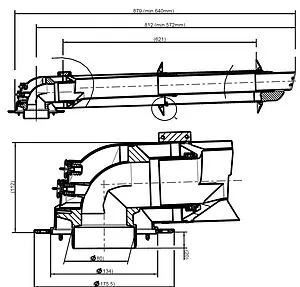 Комплект дымохода телескопический Ø 60/100мм L=417-637мм Protherm 0020219524, 2