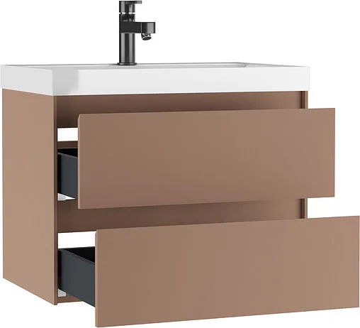 Тумба под умывальник подвесная Домино Verona 70 мокко DV2501T