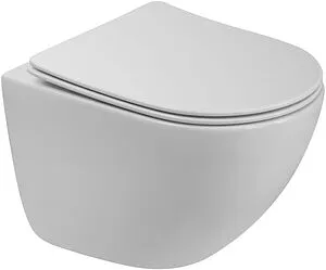 Унитаз подвесной безободковый BelBagno Amanda Tornado белый BB051CH-TOR-FC, 1