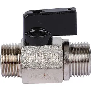 Кран шаровый мини ½"н x ½"н Bugatti Kansas 08100017 Кран шаровый мини ½"н x ½"н Bugatti Kansas 08100017, 4