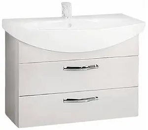 Тумба-умывальник подвесная Aquaton Ария 80 M белый 1A1408K0AA010, 1