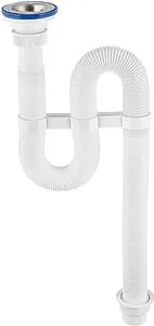 Сифон гофрированный для раковины VIRPlast VIR белый 30980312, 1