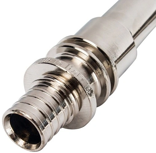 Уголок аксиальный радиаторный с хромированной трубкой 16мм x 15мм L=1000мм Stout SFA-0025-001610