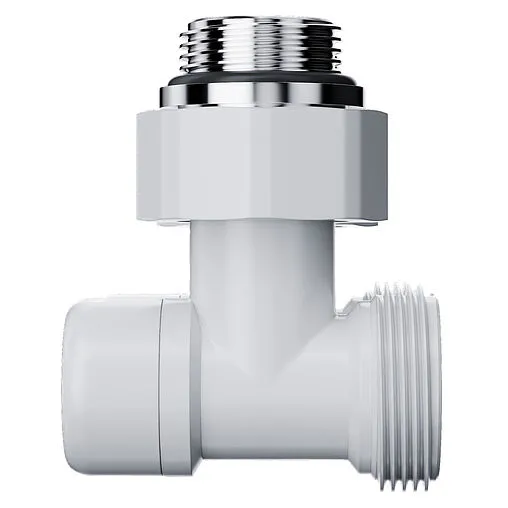 Узел нижнего подключения радиатора угловой ¾"ек x ¾"ек (½"н) Royal Thermo Design белый RANDU11234WH Узел нижнего подключения радиатора угловой ¾"ек x ¾"ек (½"н) Royal Thermo Design белый RANDU11234WH