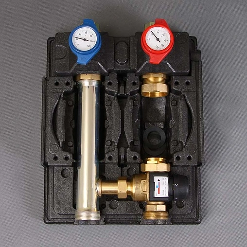 Насосный модуль с термостатическим смесительным клапаном 1½&quot;н х 1&quot;в WATTS HKF25 10027565 без насоса
