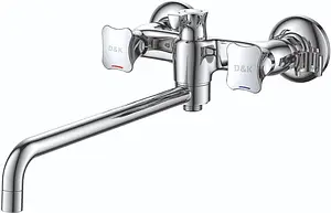 Смеситель для ванны с длинным изливом D&K Hessen Grimm хром DA1383301 Смеситель для ванны с длинным изливом D&K Hessen Grimm хром DA1383301, 1