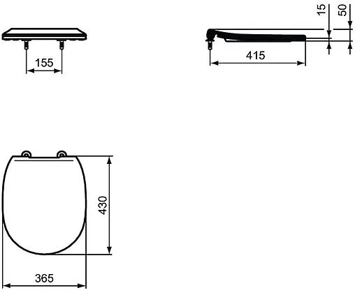 Комплект 3 в 1 Ideal Standard Connect W220102