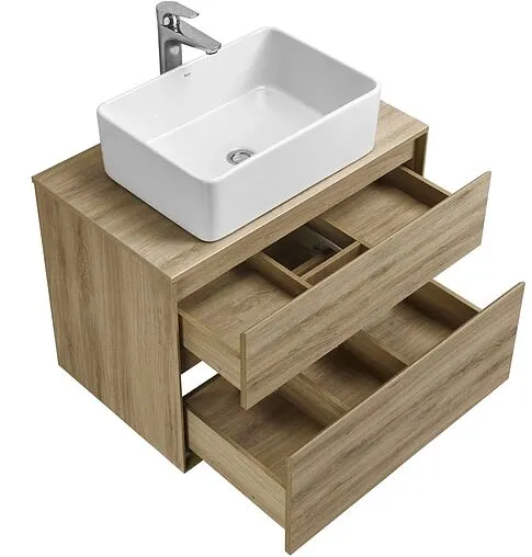 Тумба-умывальник подвесная Aquaton Либерти 75 дуб эльвезия 1A2795K1LYC70