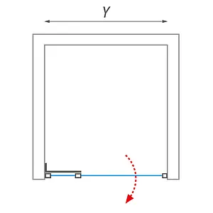 Дверь в нишу 1100мм прозрачное стекло Roltechnik Elegant Neo Line GDO1N+GZ/1100 188-1100000-00-02+190-0000000-00 Дверь в нишу 1100мм прозрачное стекло Roltechnik Elegant Neo Line GDO1N+GZ/1100 188-1100000-00-02+190-0000000-00, 3