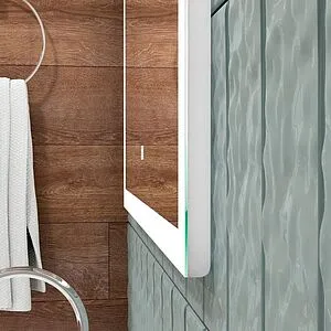 Зеркало с подсветкой Continent Sevilla Led 50x70 с бесконтактным сенсором белый ЗЛП469/1, 3