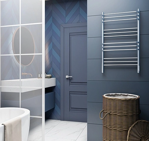 Полотенцесушитель электрический лесенка Terminus Прато П15 500х1300 электро sensor quick touch полированная сталь 4670078531513