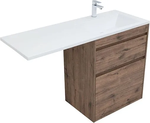 Тумба под умывальник напольная Aquanet Токио 68 дуб веллингтон 00333652