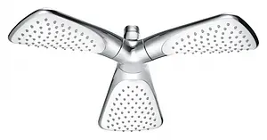 Лейка верхнего душа Kludi Fizz белый/хром 6757805-00, 1