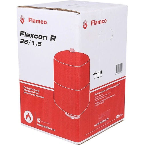 Расширительный бак Flamco Flexcon R 25л 6 бар 16027RU