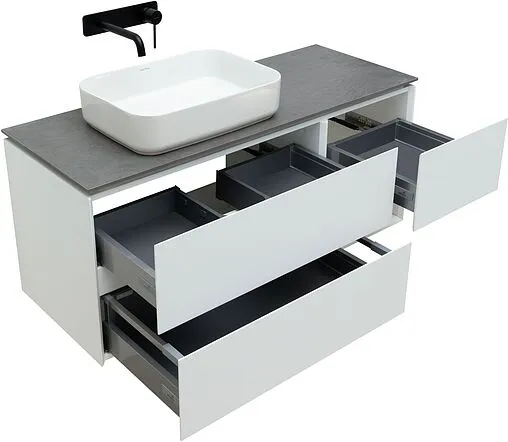 Тумба-умывальник подвесная Allen Brau Infinity 120 L белый 1.21005.WM+