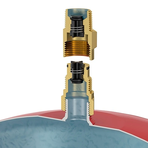 Клапан отсечной ¾&quot;в x ¾&quot;н Flamco Flexfast ¾ FM 27920