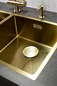 Декоративная накладка для выпуска Omoikiri DEC-LG светлое золото 4957090, 3