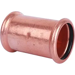 Муфта пресс соединительная двухраструбная 35мм Sanha 6270 1627035 Муфта пресс соединительная двухраструбная 35мм Sanha 6270 1627035, 1